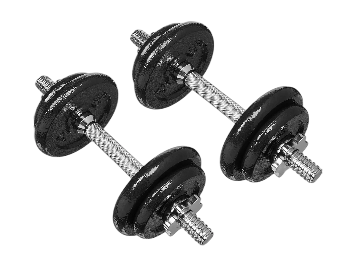 Amazon Basics 38-pound adjustable dumbbell set