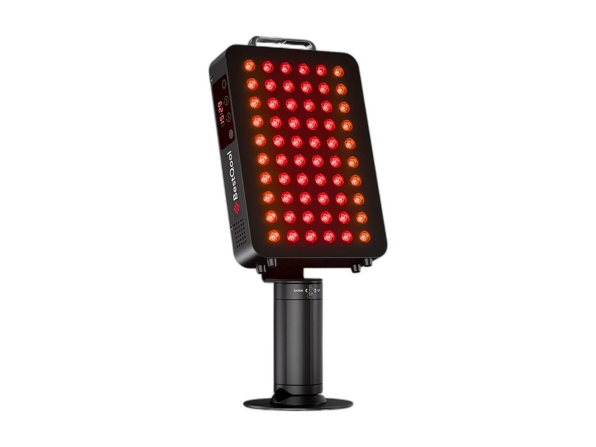 BESTQOOL BQ60Pro panel angled on its support post against a light background.
