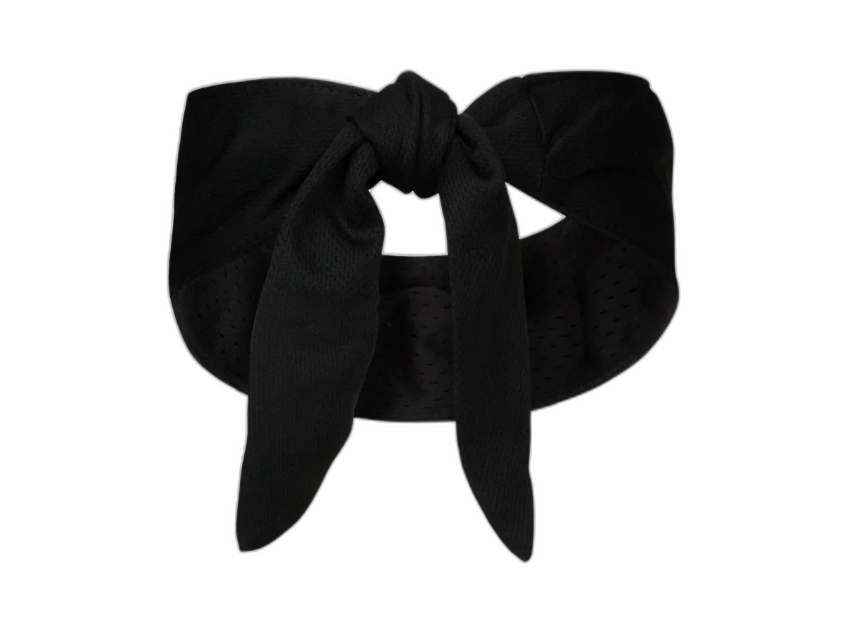 Black Gymwrap 2.0 performance headwrap isolated on a transparent background