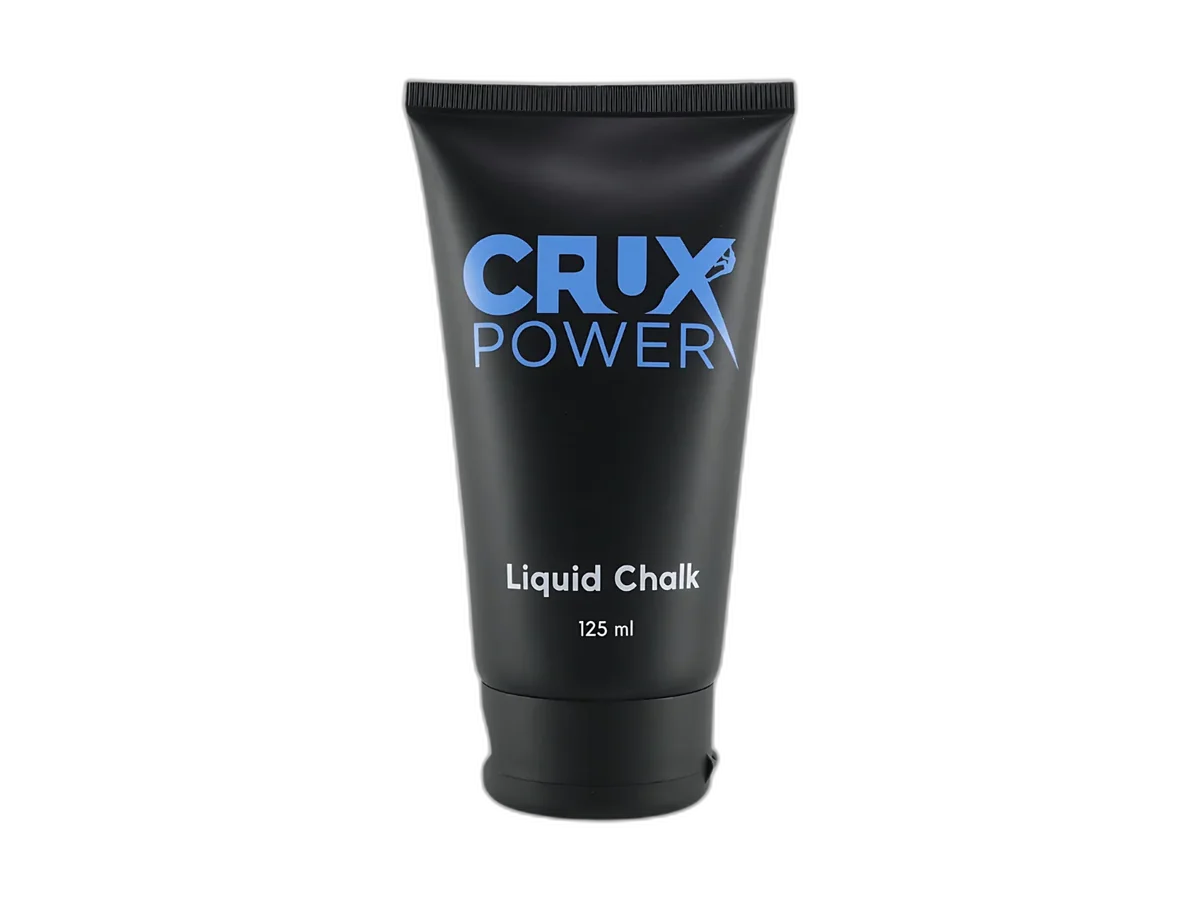 Crux Power liquid chalk bottle on a transparent background