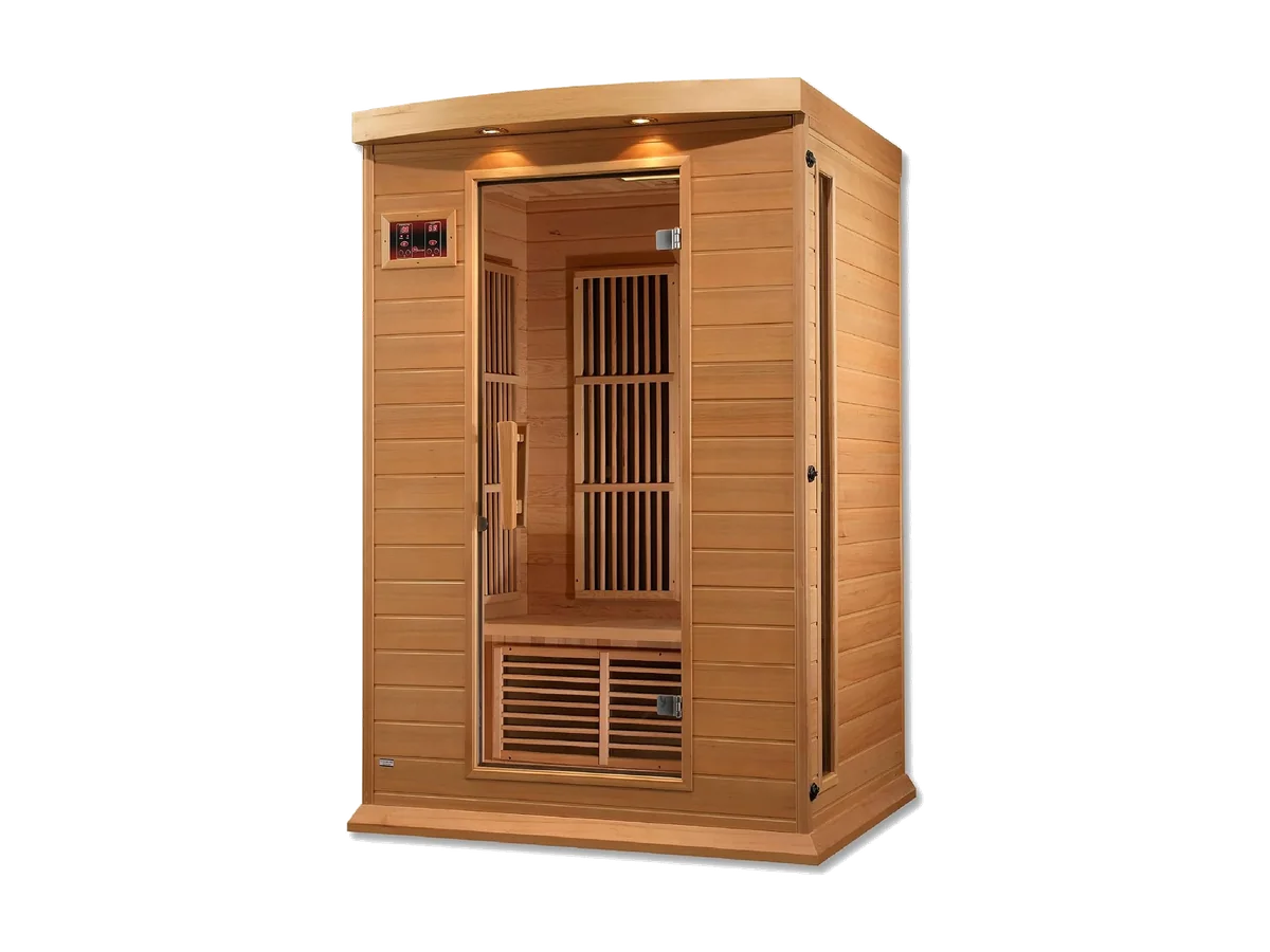 Dynamic Toulouse 2-Person double-panel hemlock far infrared sauna