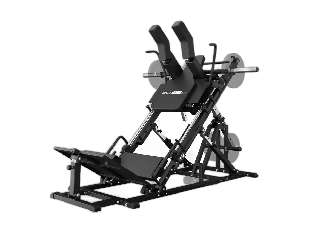 EonfitOmni EL2 2.0 leg press and hack squat machine shown alone against a light background