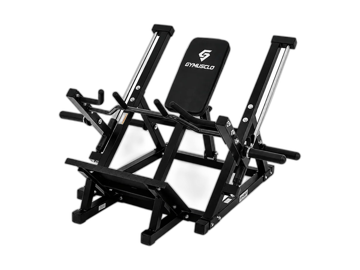 Gymusclo Linear Row Machine, black product-only view