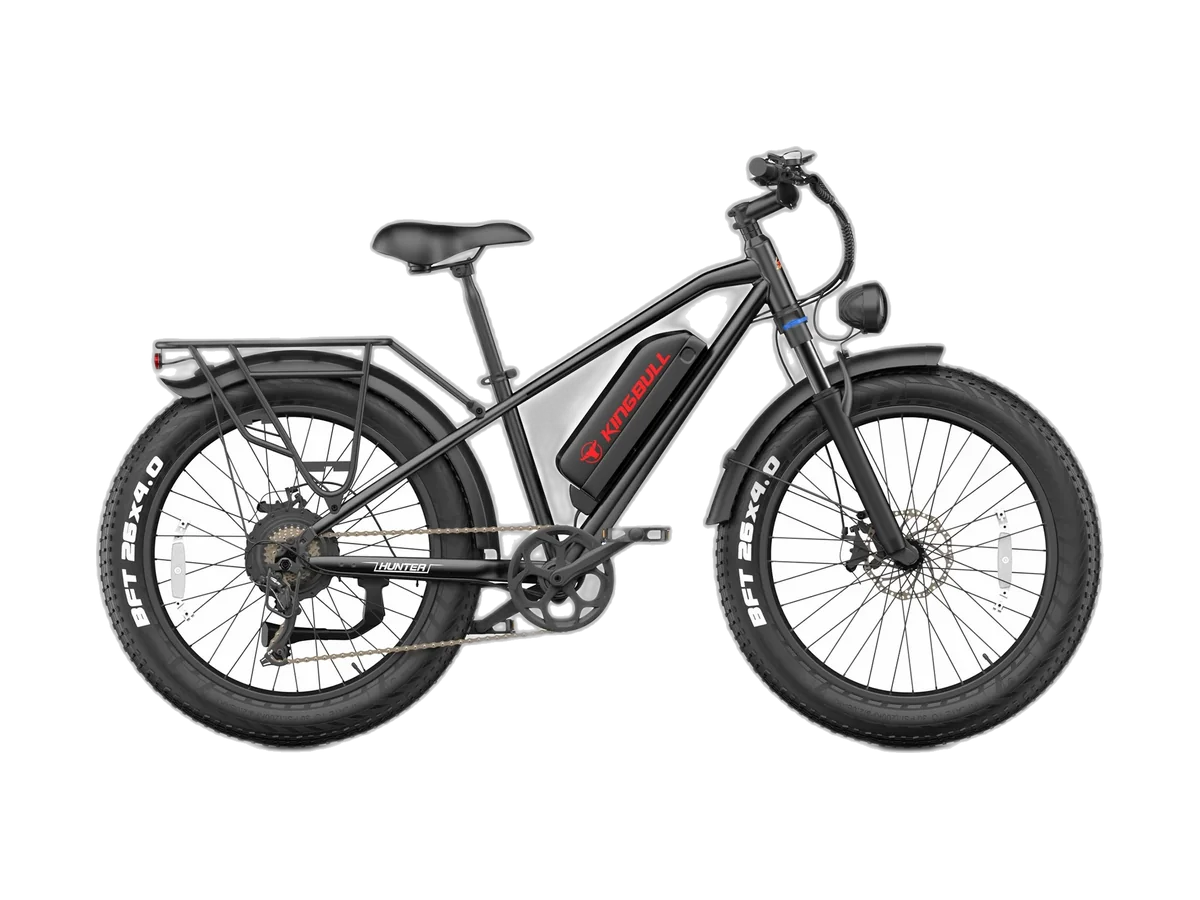 Kingbull Hunter 2.0S fat-tire electric bike in profile.