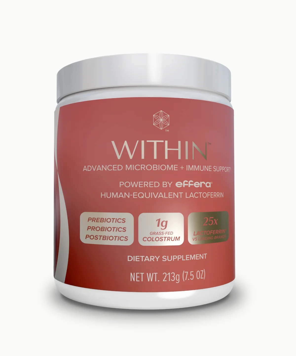 Isagenix WITHIN Advanced Microbiome and Immune Support powder tub