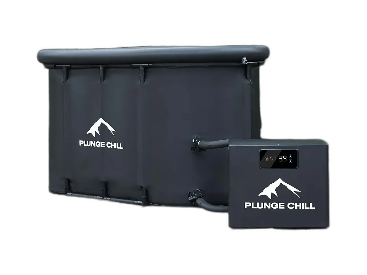 Plunge Chill MAX oval cold plunge tub with chiller