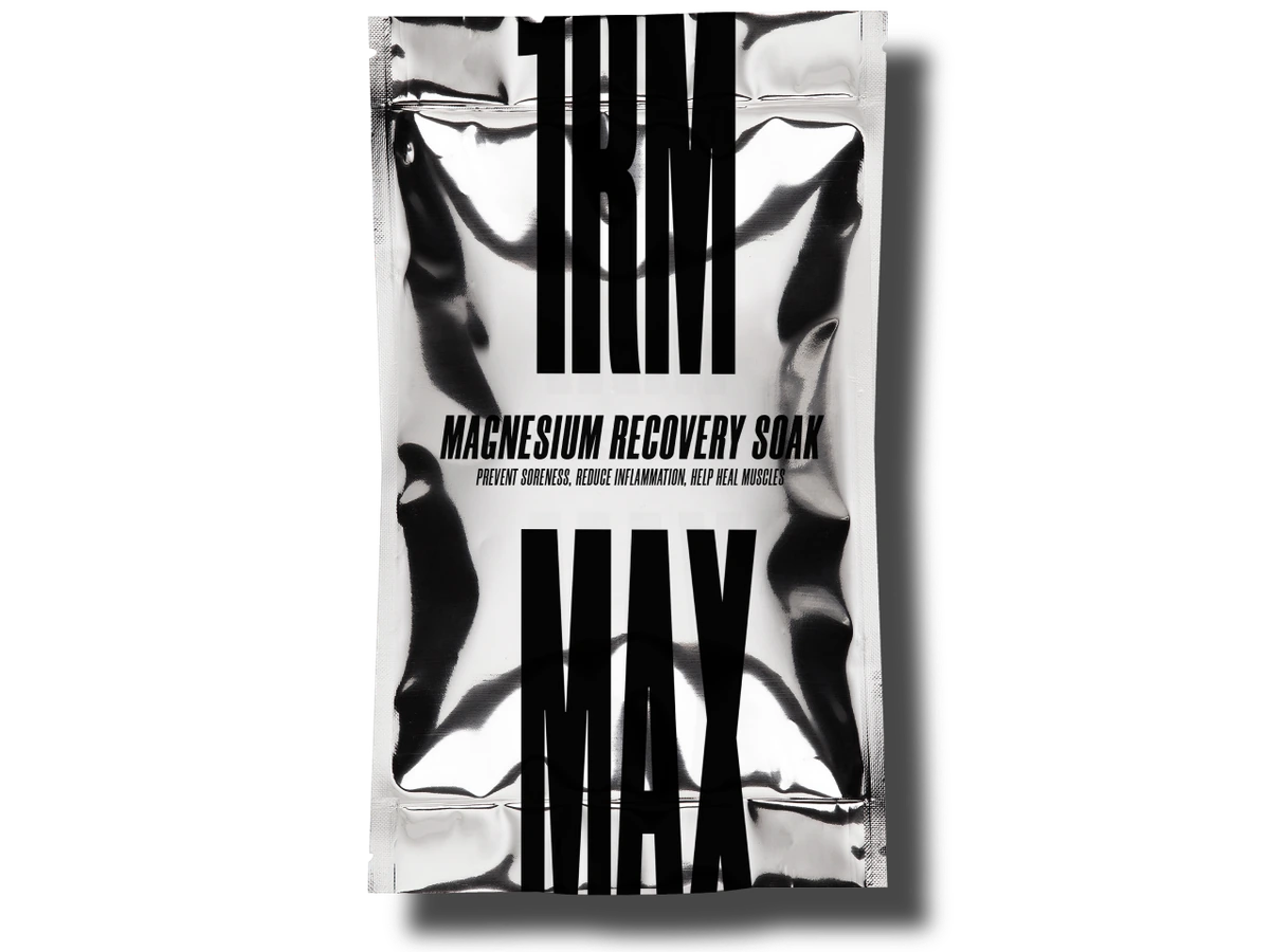 Single-use Recovery Labs Magnesium Recovery Soak pouch.