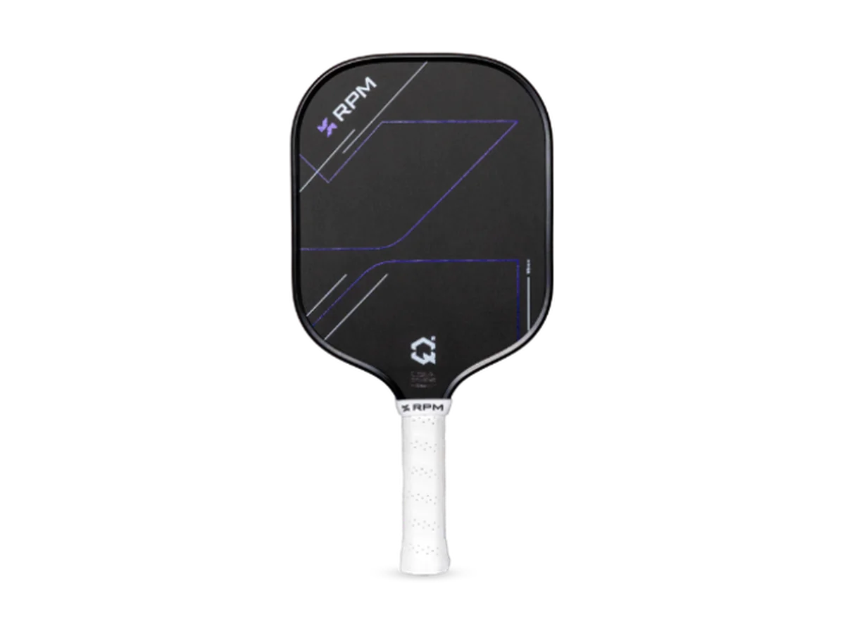 RPM Q2 Widebody pickleball paddle isolated on a transparent background