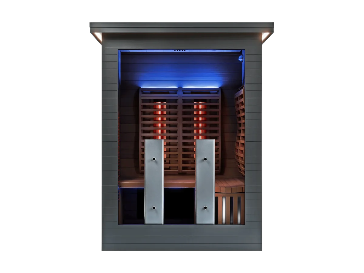 Sun Home Luminar 2-Person outdoor full-spectrum infrared sauna